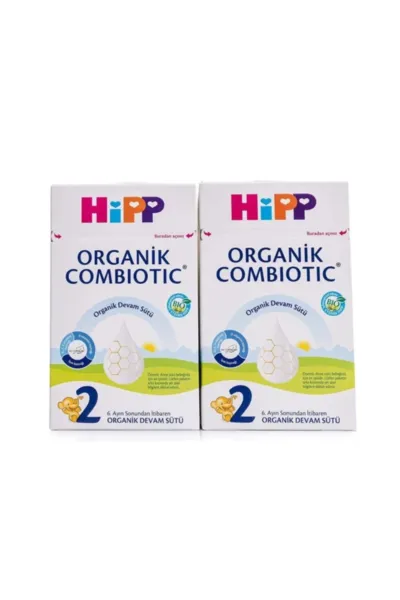 Hipp 2 Organik Combiotic Bebek Sütü 800 Gr X2 Islak Mendil Hediyeli