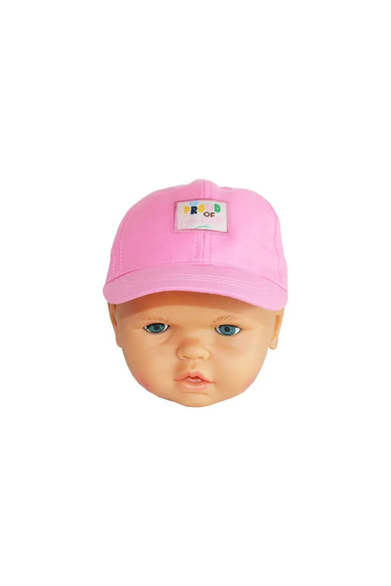 Kız Çocuk Pembe Şapka 1-3 Yaş