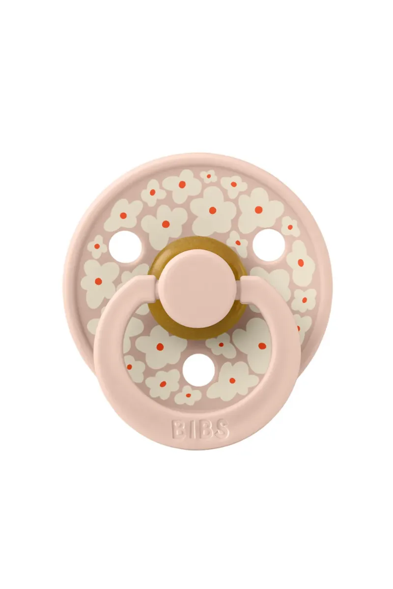 Bibs Studio Colour Jasmine Field Kauçuk Emzik 6-12 Ay Blush