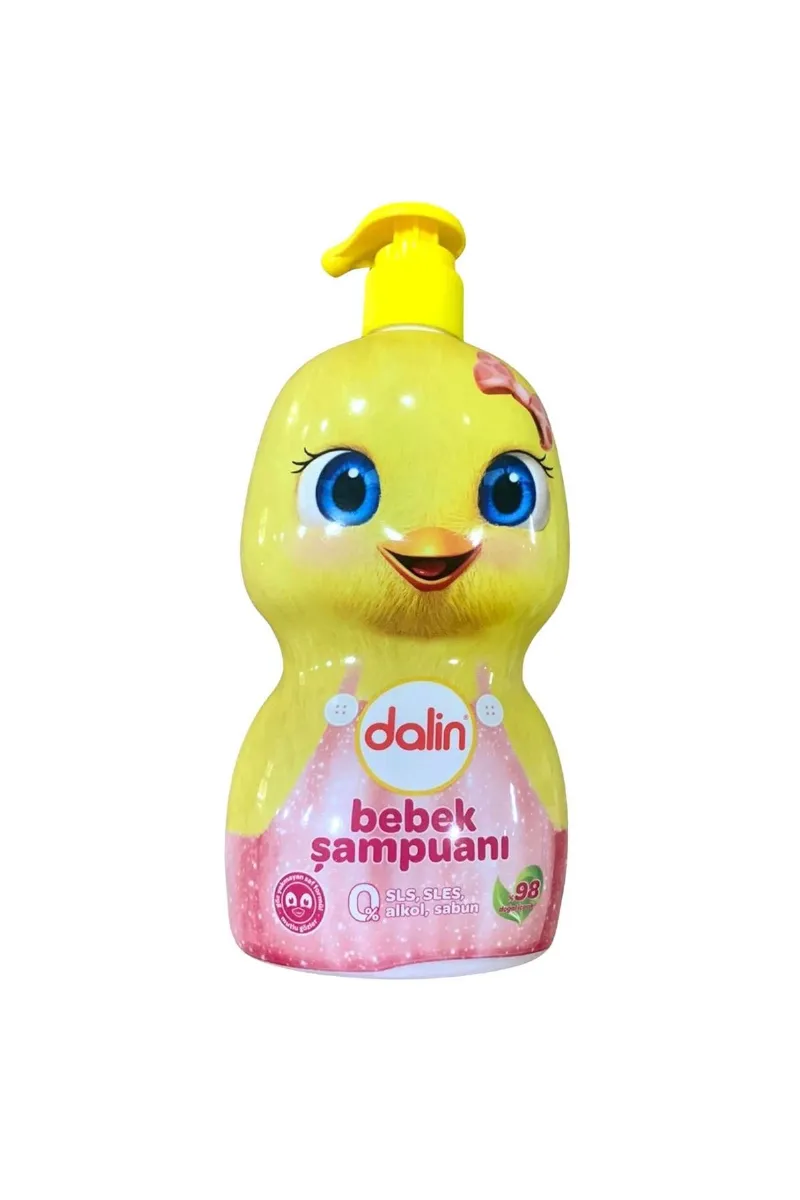 Dalin Kız Civciv Şişe Pompalı Bebek Şampuanı 500 ml