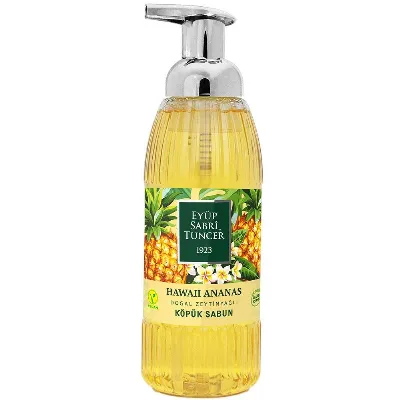 Eyüp Sabri Tuncer Doğal Zeytinyağlı Köpük Sabun 500 ml Hawaii Ananas