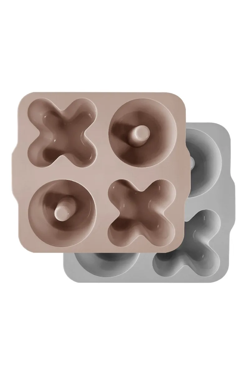 OiOi XOXO Silikon Kek Kalıbı Bubble Beige / Powder Grey