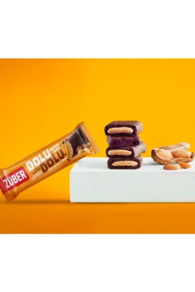 Züber Dolu Dolu Fıstık Ezme Meyve Bar 30 Gr