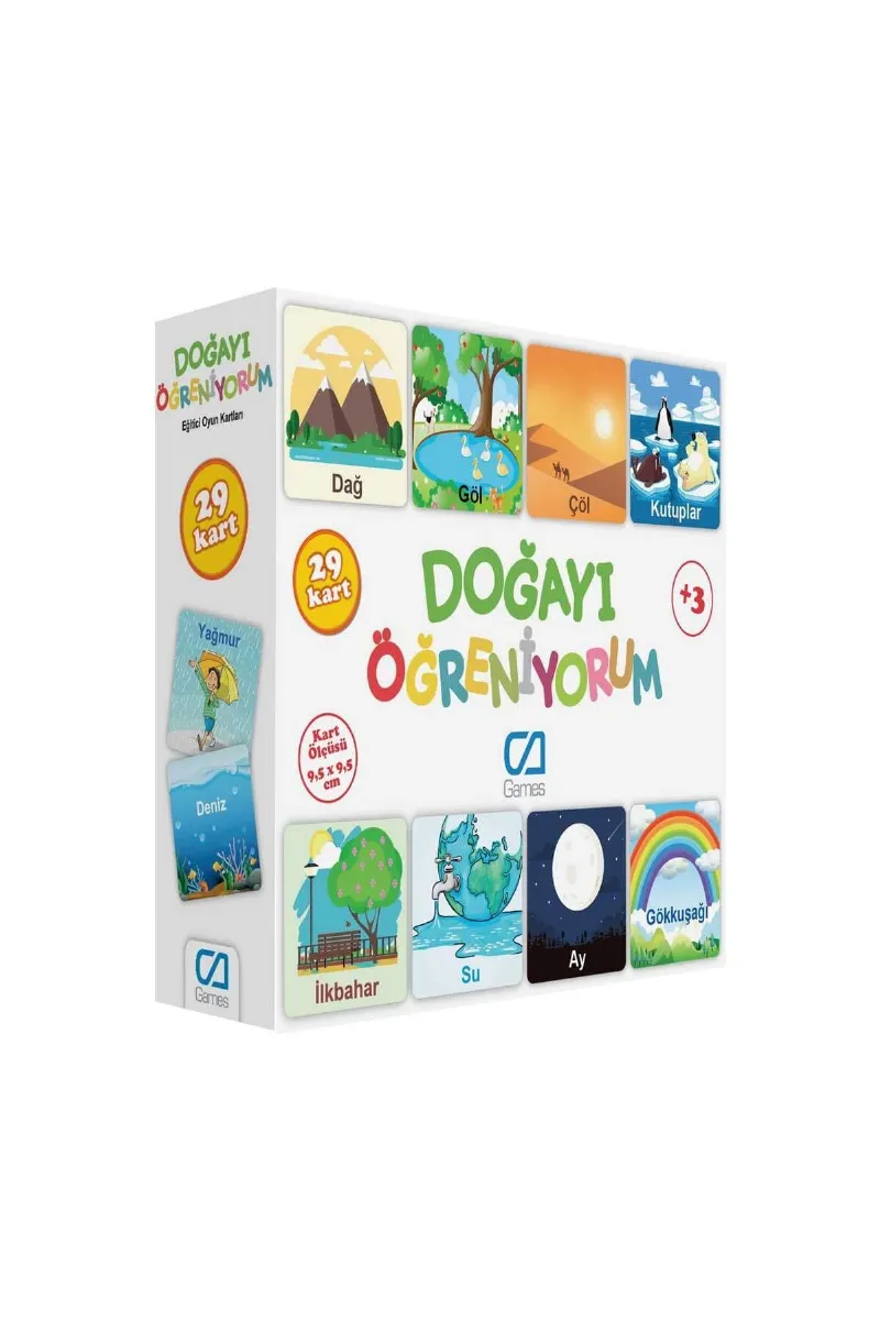 Games Doğayı Öğreniyorum Eğitici Oyun Kartları 29 Kart 5053