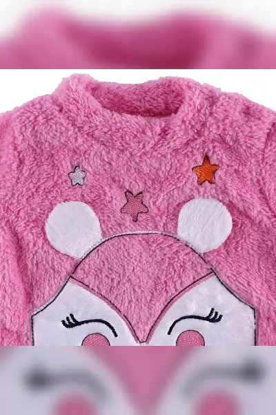 Kız Bebek Pembe Tilkili Welsoft 2'li Peluş Takım