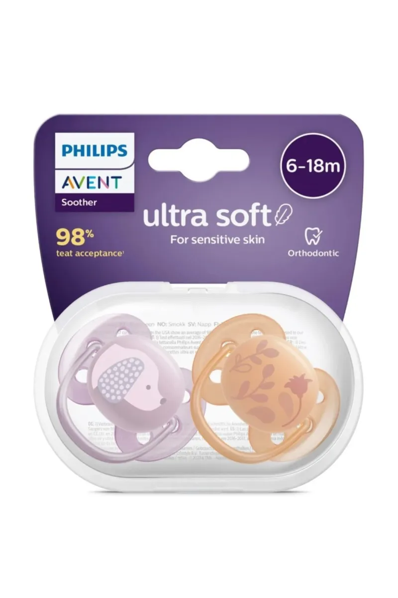 Philips Avent Ultra Yumuşak Emzik 6-18 Ay Kız