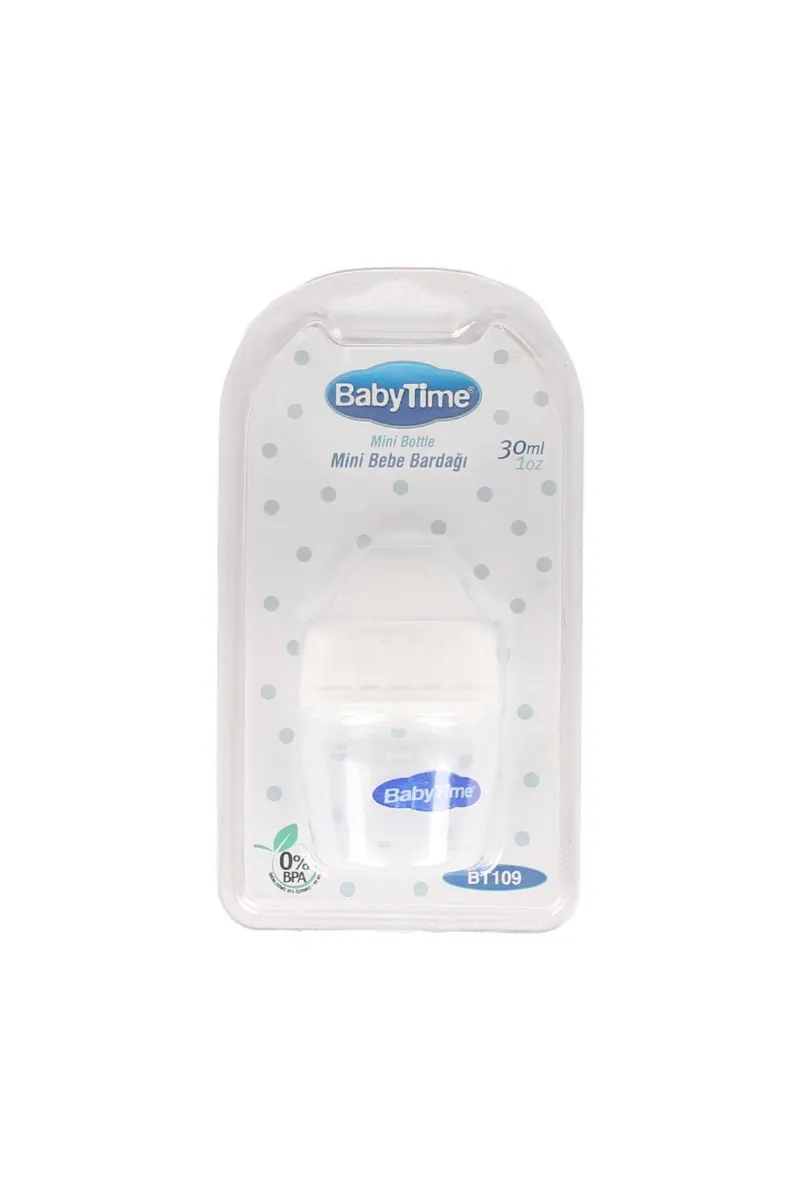 Babytime Beyaz Mini Alıştırma Bardağı